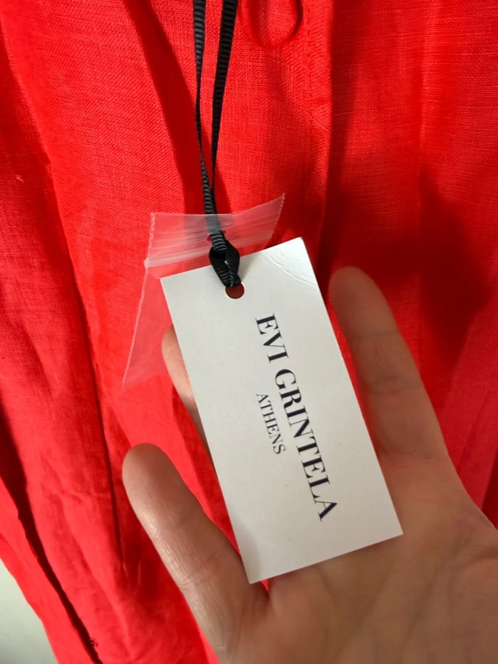 Evi Grintela Esther Red Midi Dress - Picture 7 of 9